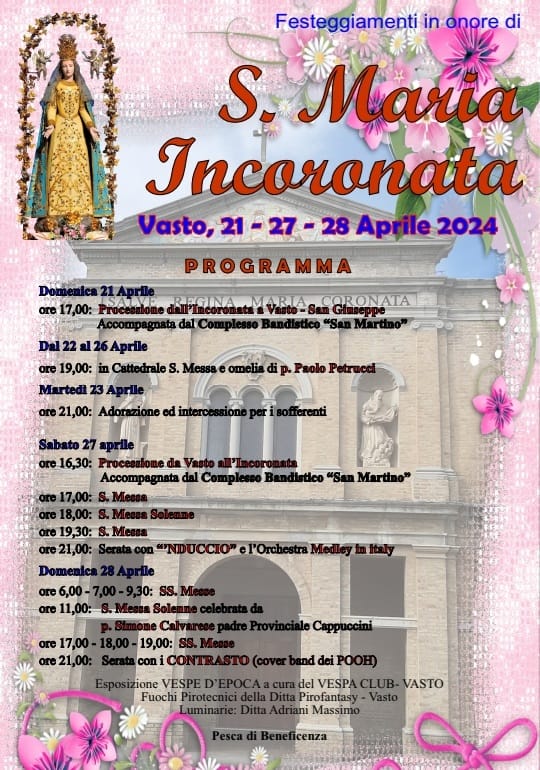 Festa dell'Incoronata: processioni, spettacoli e concerti nel quartiere 7 IMG 20240420 WA0003