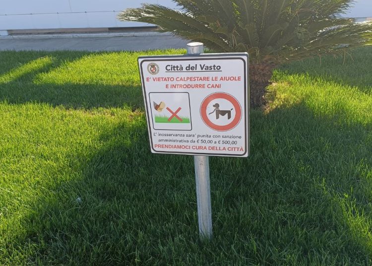 Vasto Marina, prato ingiallito e assenza di contenitori per deiezioni canine 2 Progetto senza titolo 2024 05 02T112305.137