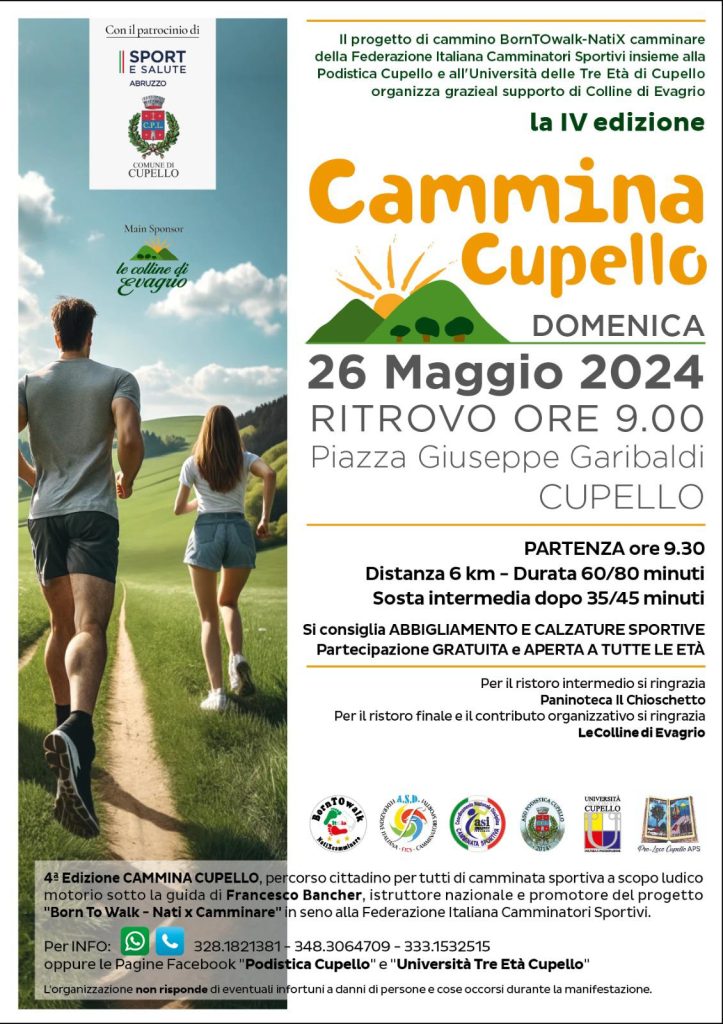 Camminata di primavera a Cupello, sport e condivisione per tutte le età 2 WhatsApp Image 2024 05 23 at 4.15.12 PM
