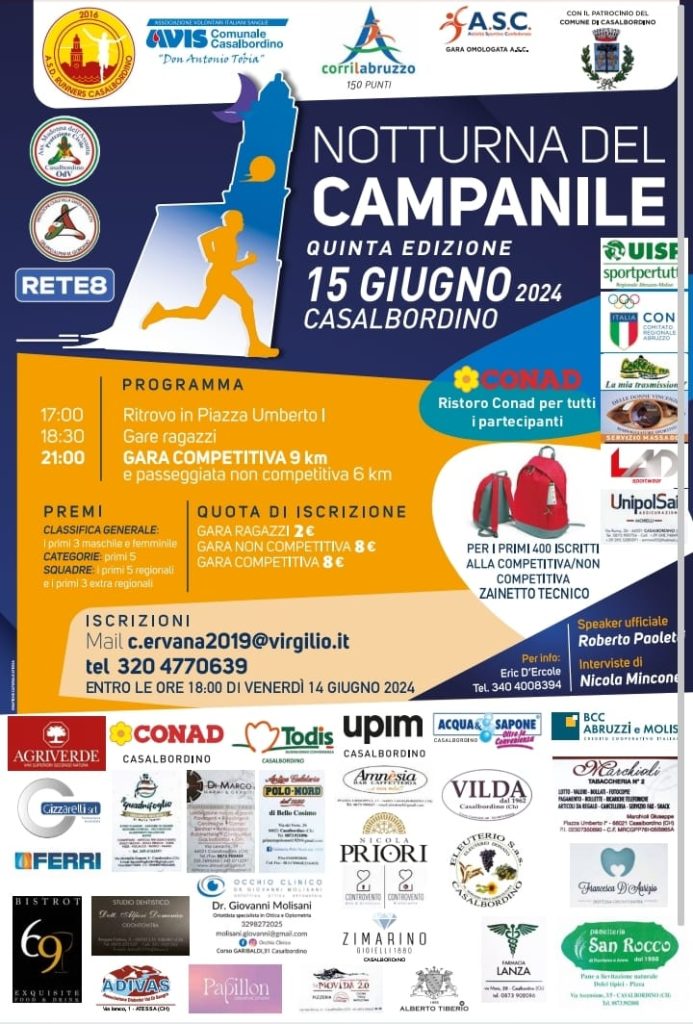 Continuano i preparativi per la Notturna del Campanile a Casalbordino 2 WhatsApp Image 2024 05 23 at 8.42.59 PM