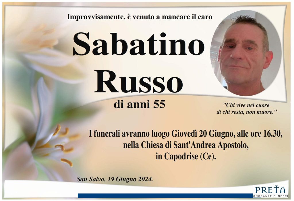 Sabatino Russo 1 russo man