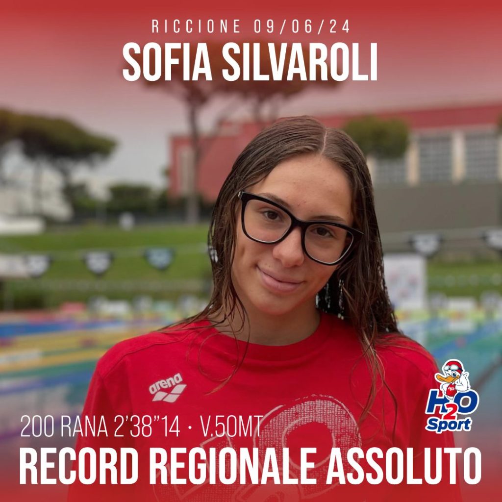 sofia silvaroli record regionali