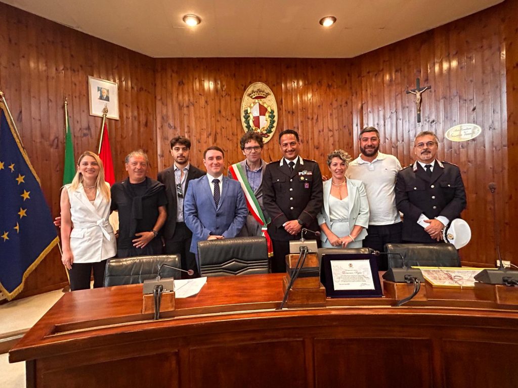 Vasto saluta il Comandante Domenico Signa 2 Signa e Giunta