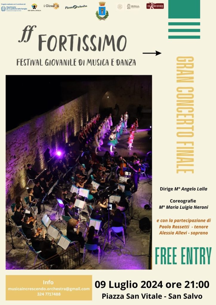 Armonie e note: il concerto finale del Campus Fortissimo a San Salvo 2 WhatsApp Image 2024 07 08 at 09.45.13