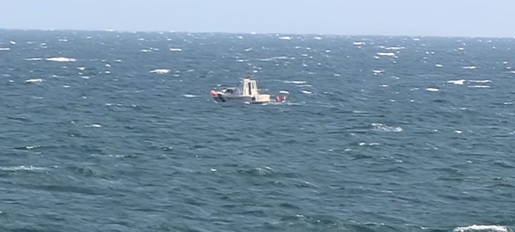 Barca affonda in mare di fronte Ortona 2 WhatsApp Image 2024 07 20 at 12.38.24