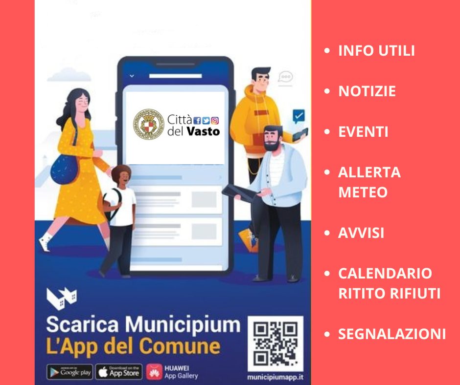 Vasto, nuovo sito web del comune 2 card municipium 1