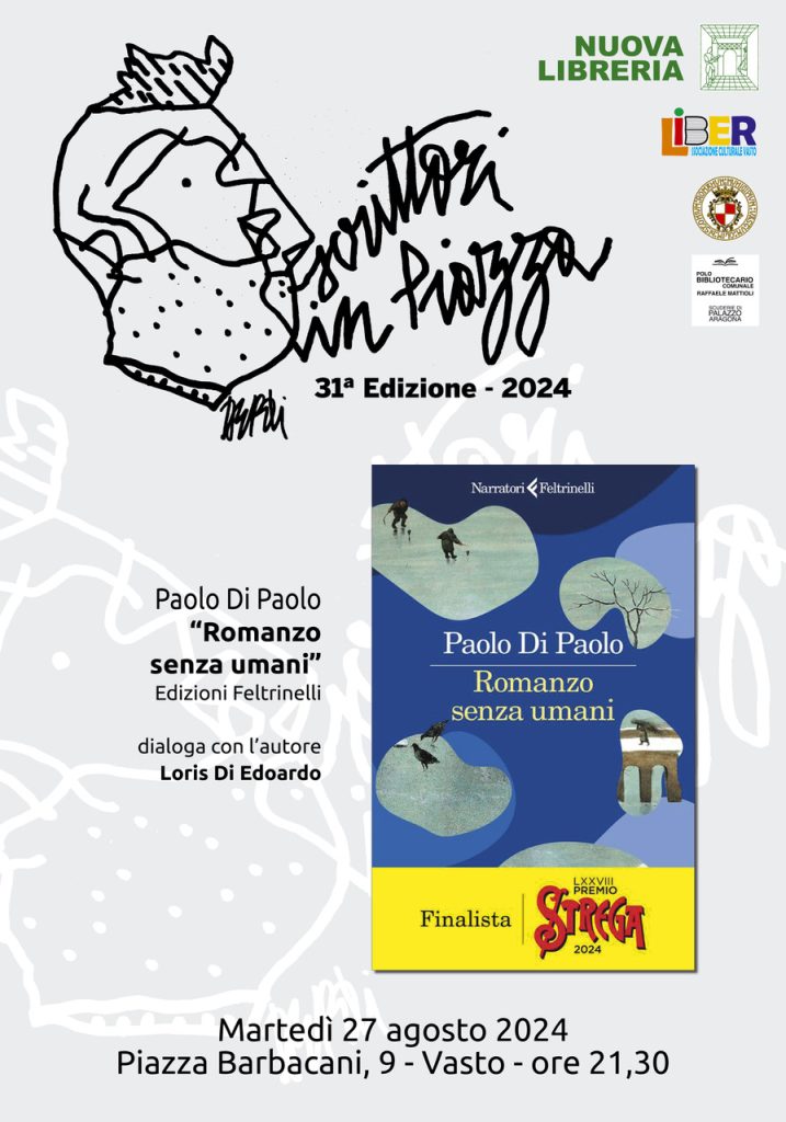 Paolo Di Paolo presenta il suo "Romanzo Senza Umani" a Scrittori in piazza 2024 2 70x100 scrittori in piazza singoli 2024 2