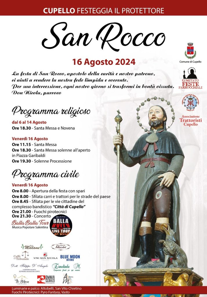 San Rocco, domani una giornata di celebrazioni a Cupello 4 WhatsApp Image 2024 08 14 at 7.04.00 PM