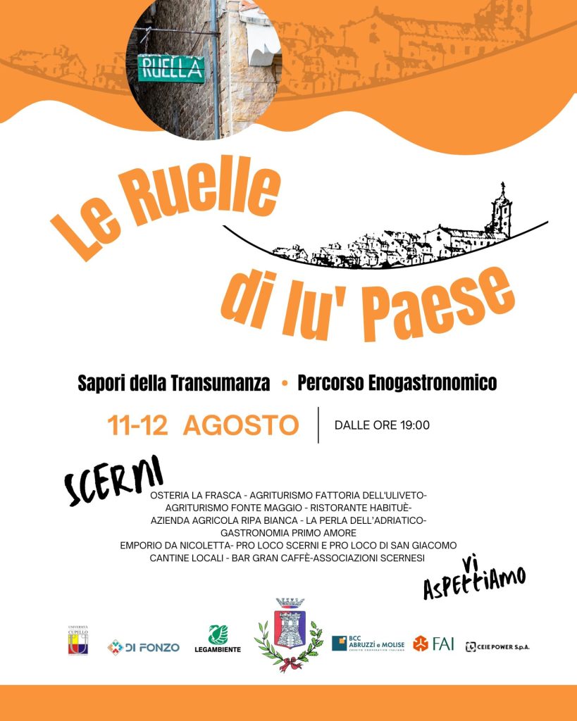 Scerni, tornano Li ruelle di lù paese 3 new ruelle 29.7 × 42 cm 1080 x 1350 px 2