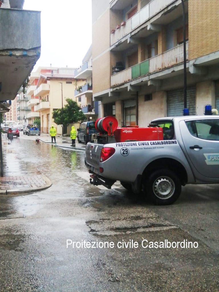 Allerta allagamenti a Pescara, intervento della Protezione Civile di Casalbordino 3 Foto 2 2