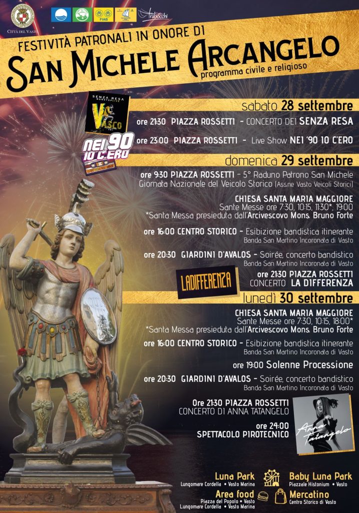Anna Tatangelo a Vasto per le festività in onore di San Michele Arcangelo 2 san michele
