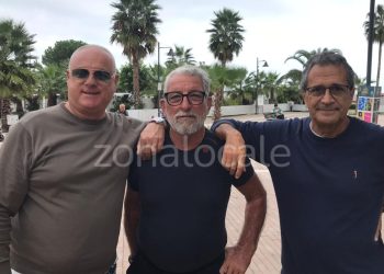 Da sinistra: Di Lorenzo, Sorgente, Fiore