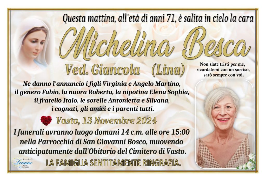 Michelina Besca 1 BESCAMICHELINA2024