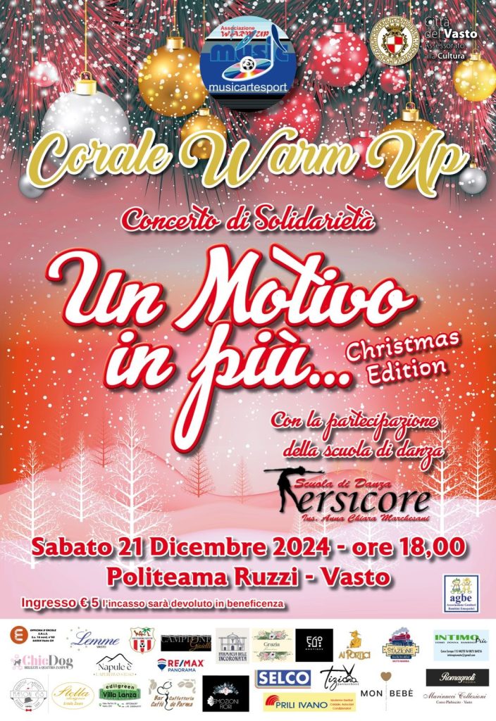 Torna l'appuntamento con il concerto "Un motivo in più: Christmas Edition 2024" della corale pop Warm Up 2 WhatsApp Image 2024 12 19 at 15.26.48