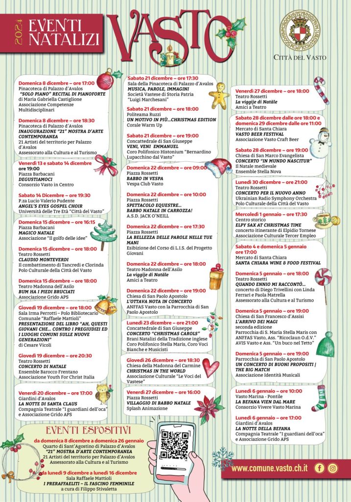 Natale 2024: un ricco calendario di eventi in programma a Vasto 2 calendario natale def 2