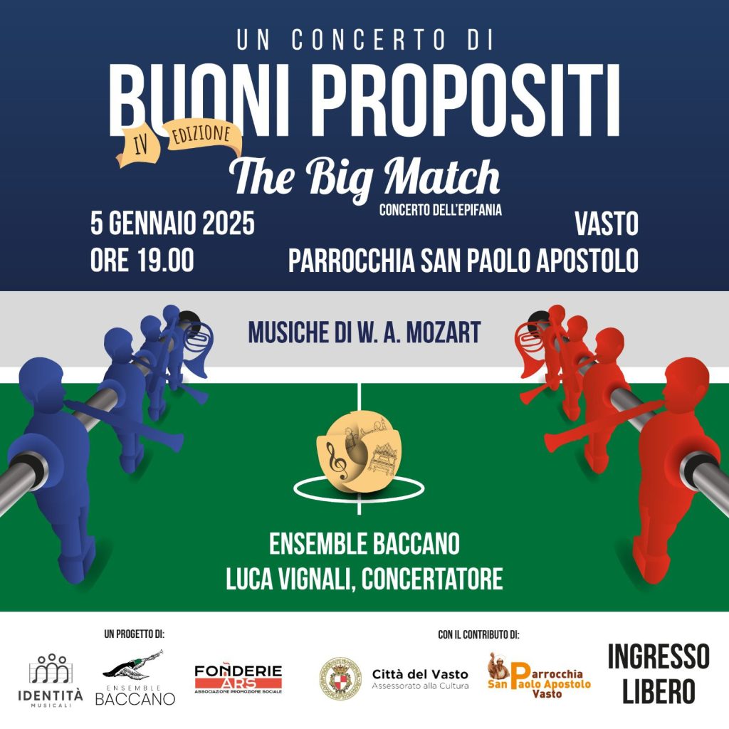 "The Big Match", concerto dell'Epifania a Vasto 2 concerto epifania