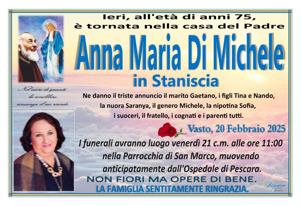Anna Maria Di Michele 1 DIMICHELE2025