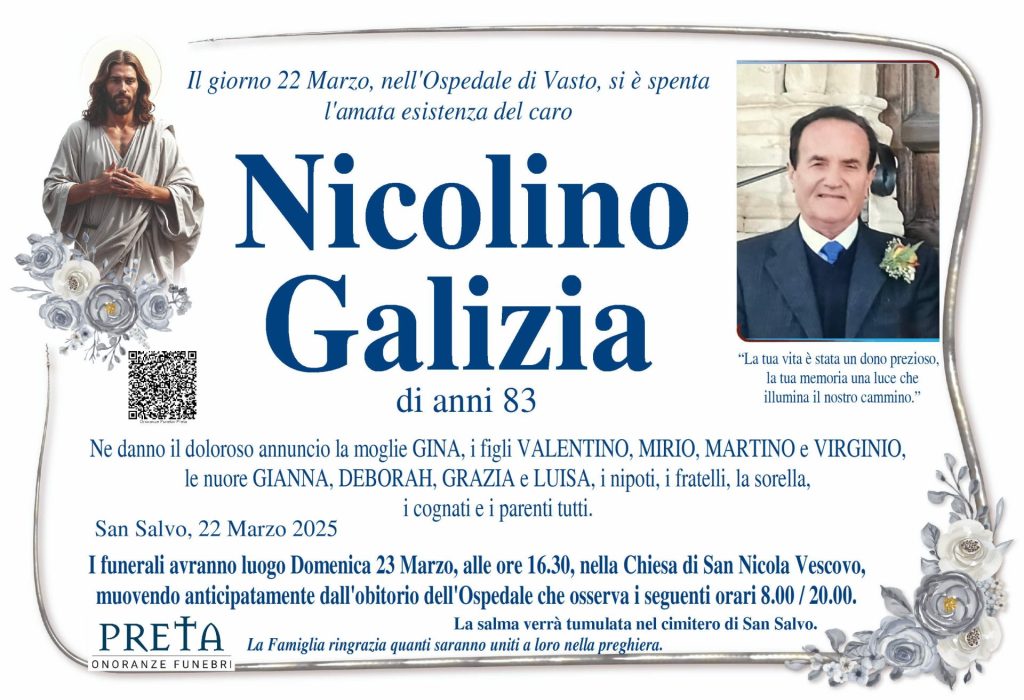 Nicolino Galizia 1 galizia manifesto