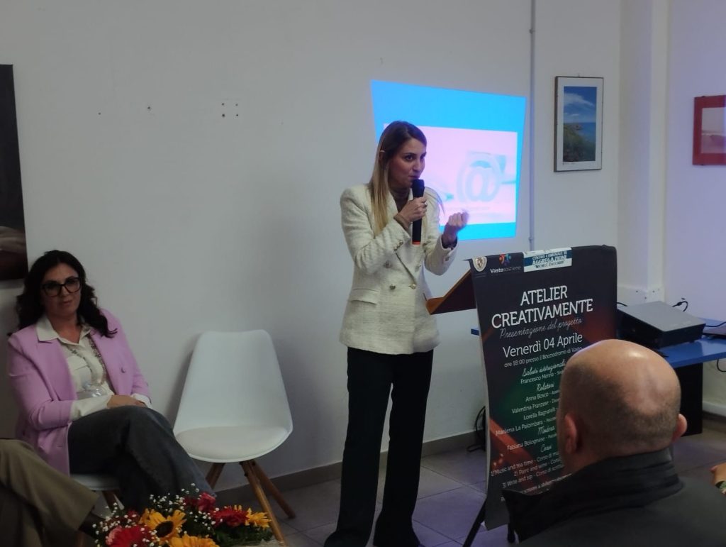 Presentato a Vasto il progetto “Atelier Creativamente” 4 IMG 20250405 WA0009