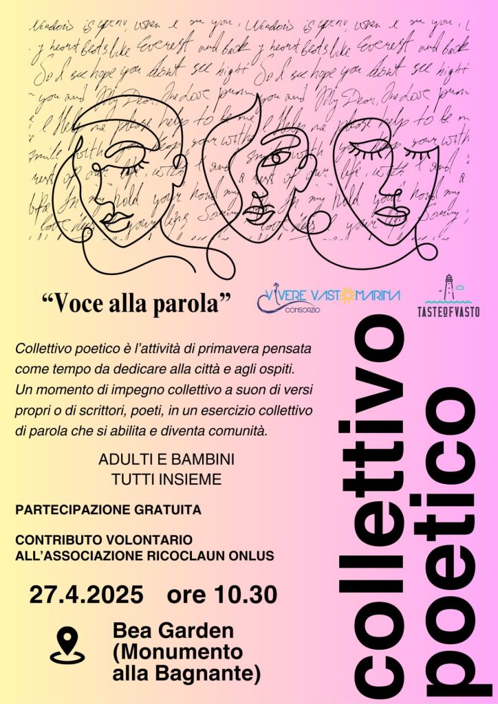 “Collettivo Poetico”: a Vasto due appuntamenti dedicati alla poesia e alla comunità 3 collettivo poetico
