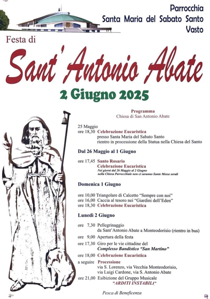 Sant’Antonio Abate, il 2 giugno il cuore della festa tra fede, musica e tradizione 2 1000078514