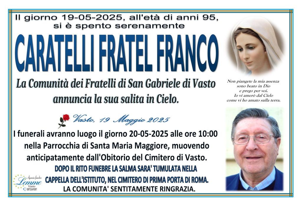 Fratel Franco Caratelli 1 CARATELLI2025