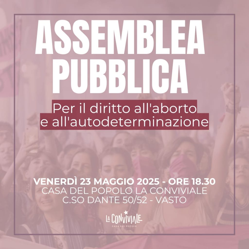 A Vasto un’assemblea per difendere la Legge 194 2 assemblea