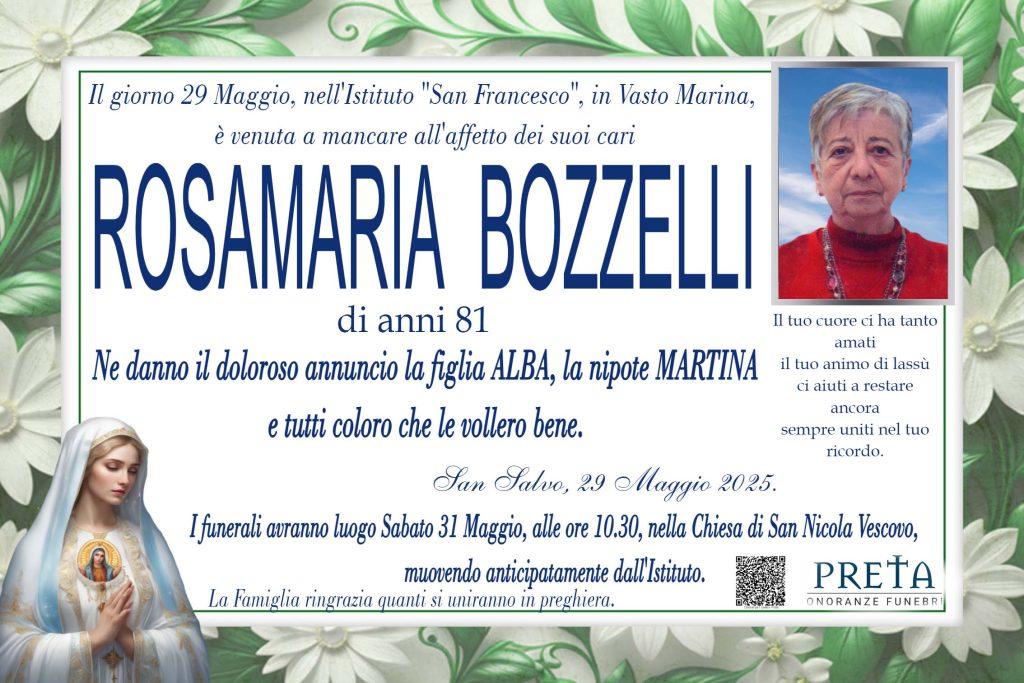 RosaMaria Bozzelli 1 manifesto bozzelli