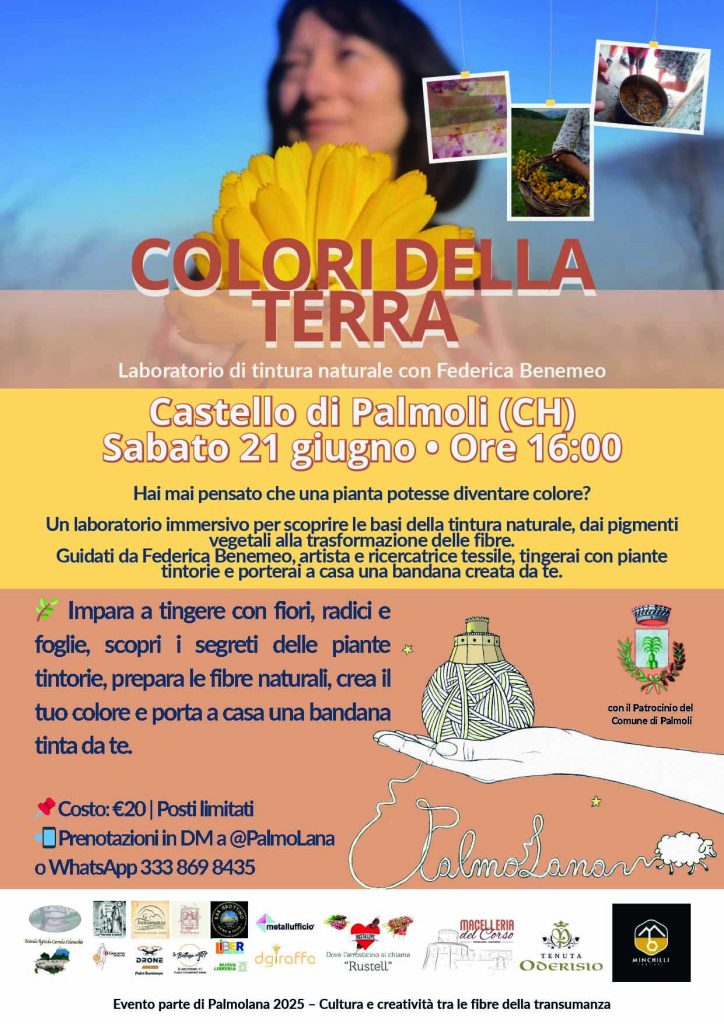 Ecco la "Palmolana": festa della lana e della transumanza abruzzese 3 Lab tintura