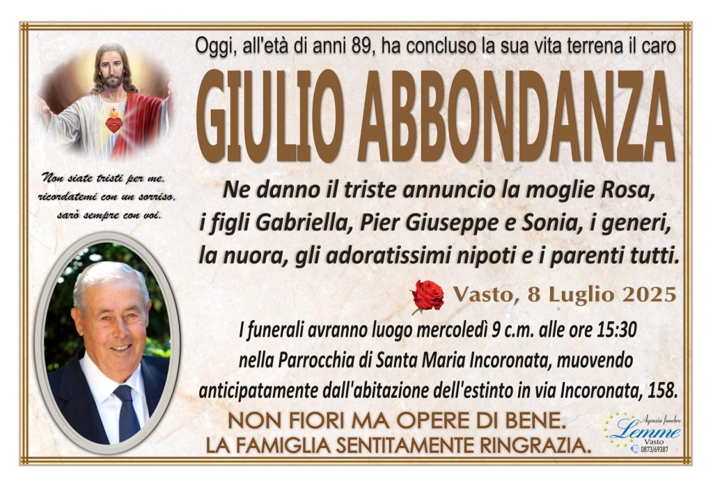 Giulio Abbondanza 1 ABBONDANZA2025