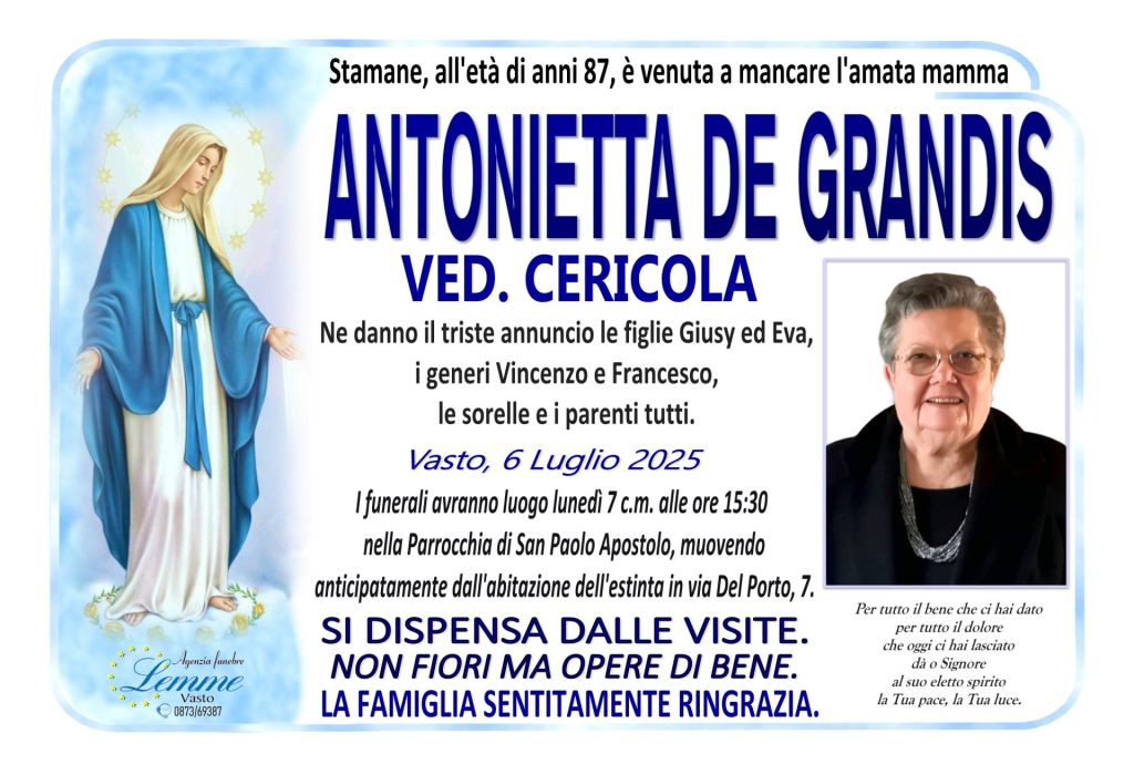 Antonietta De Grandis 1 DEGRANDIS2025