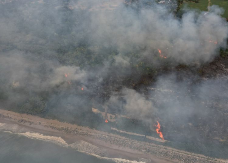 Ripari di Giobbe, ore di fuoco sulla costa ortonese: squadre da terra e mezzi aerei in azione 2 Untitled design 2025 07 11T120311.528 1