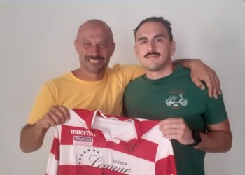 Luca D'Alonzo con il direttore sportivo Alessio Perazzoli