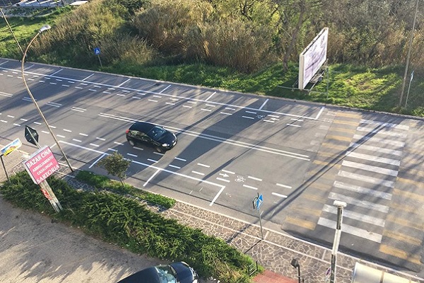 Vasto, circonvallazione Istoniense: le prime bike lane