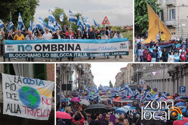 manifestazione no ombrina lanciano h