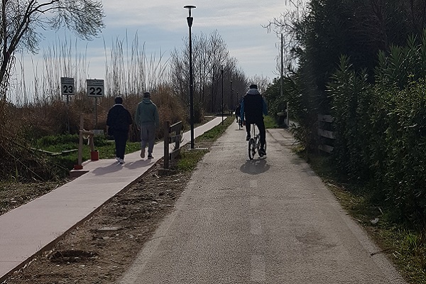 pista ciclabile pedonale vastomarina h