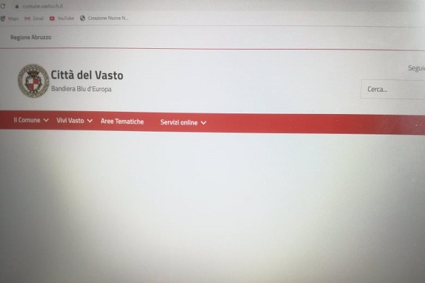 nuovo sito comune vasto h