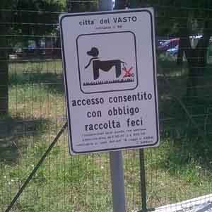 area sgambamento cani vasto q