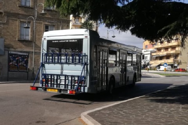 Vasto: bus della linea 