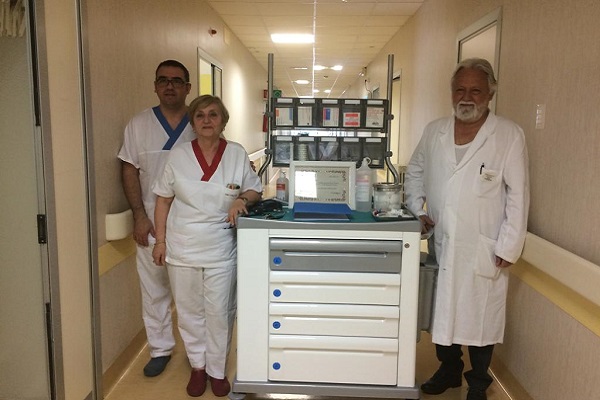 donazione carrello ospedale h