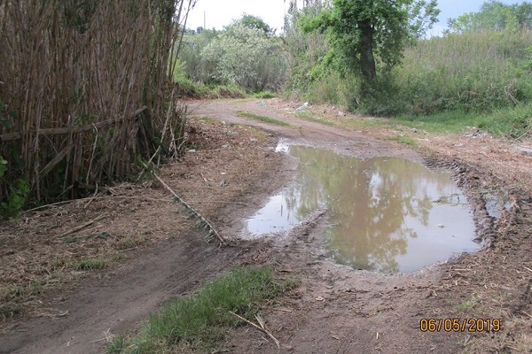 fango pista ciclabile lebba h