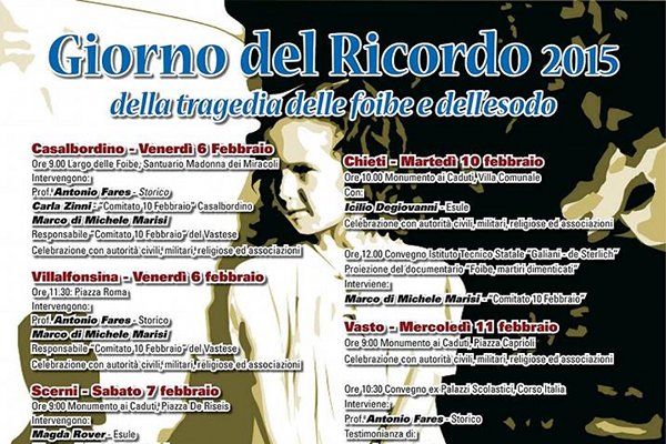 giorno del ricordo 2015 calendario h