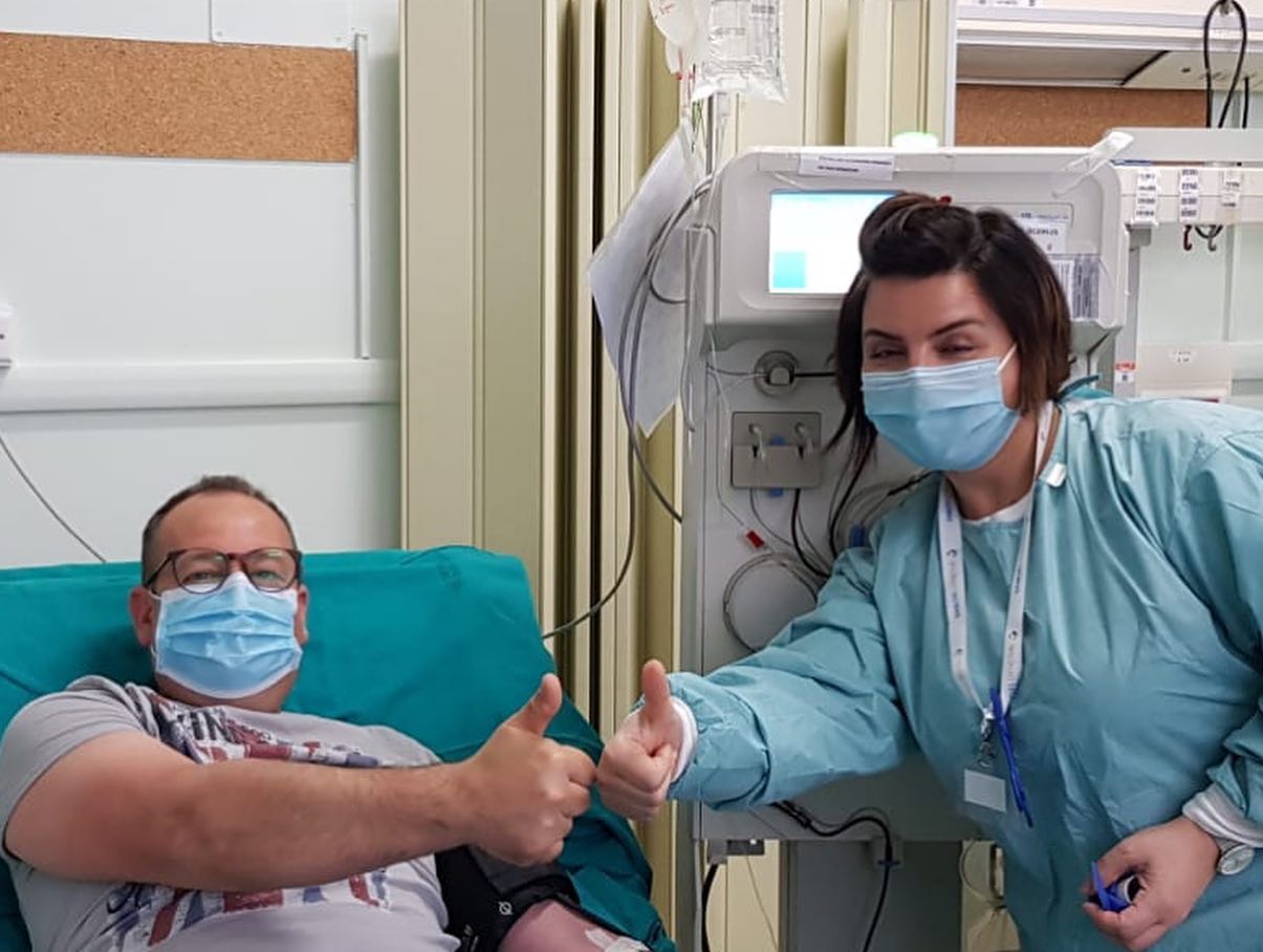 La donazione del plasma [foto Asl Pescara]