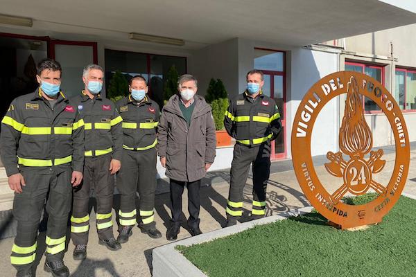 ringraziamento vigili fuoco chieti h