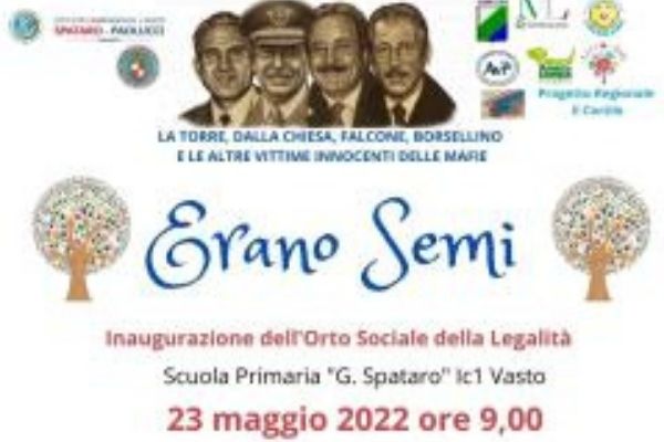 La locandina dell'orto sociale