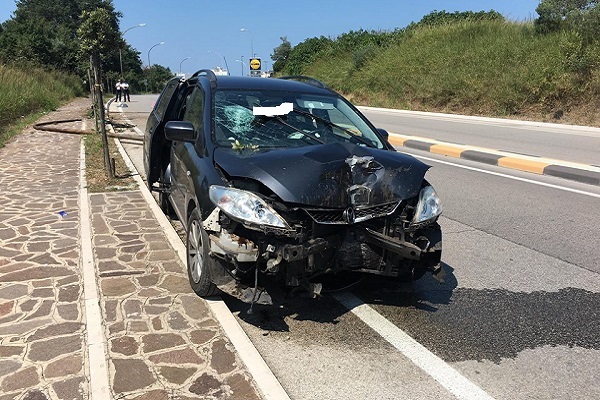 auto fuori strada circonvallazione h2