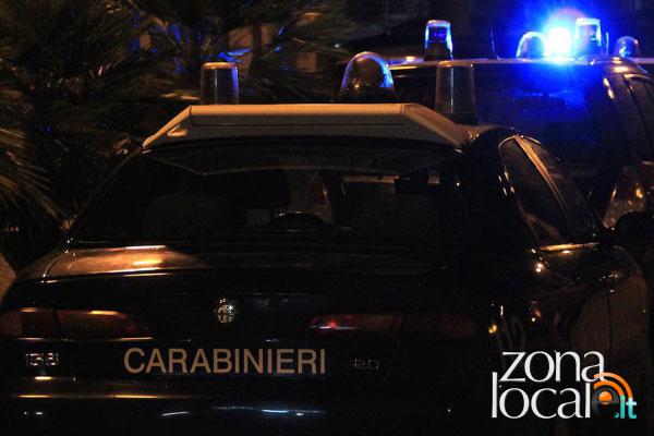 carabinieri notte lampeggiante h