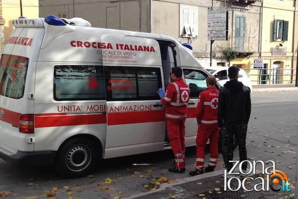 donna investita 6nov ambulanza h