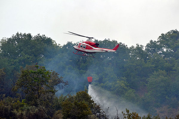 elicottero fuoco fresa h