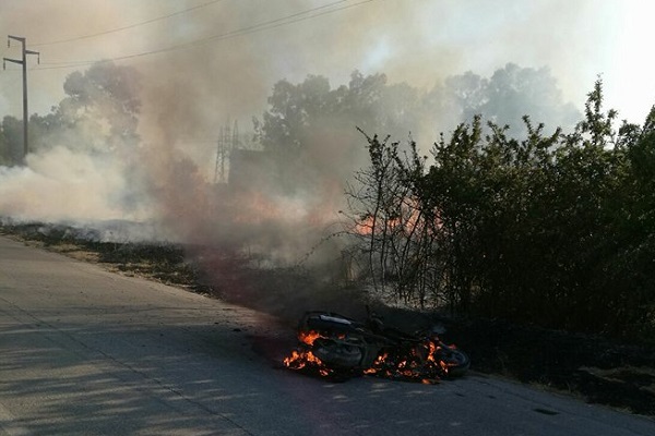 incendio moto ecocentro sansalvo 8lug2017 h